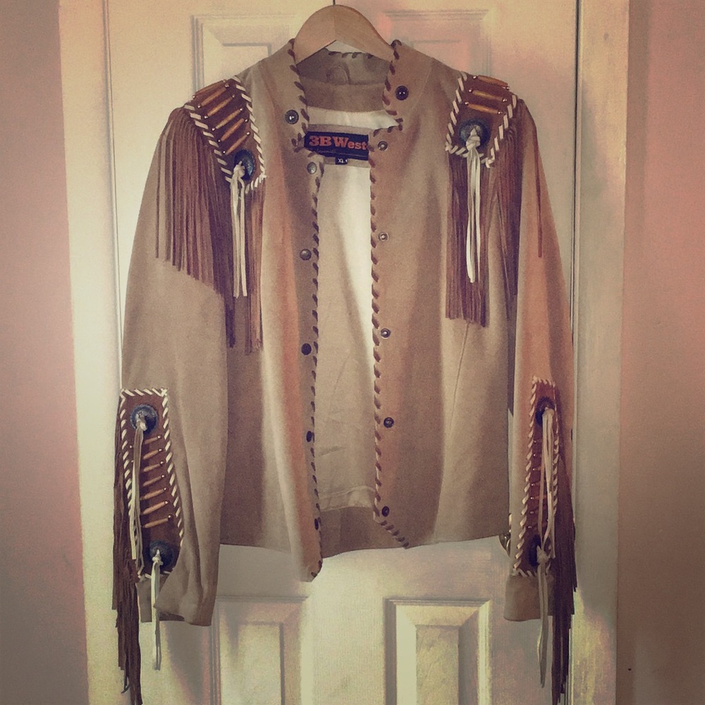 Vintage 3B West Western Fringe Jacket